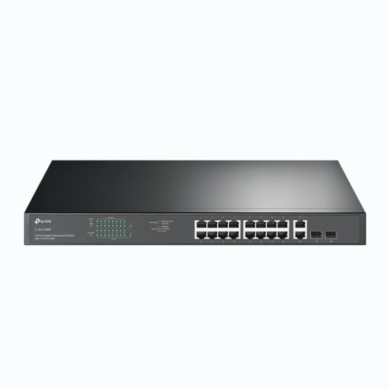 (kuva varten) TP-Link TL-SG1218MP | Switch | 18x RJ45 1000Mb/s, 16x PoE+, 250W - Sulje napsauttamalla kuva