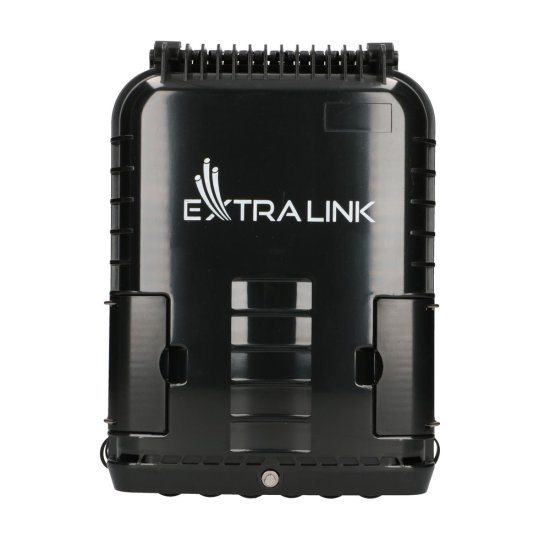 (image for) Extralink Jennifer | Fiber optic terminal box | 16 core, black, with connector - Click Image to Close