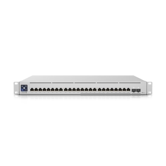 (kuva varten) Ubiquiti USW-Enterprise-24-PoE | Switch | 12x RJ45 2.5Gb/s PoE+, 12x RJ45 1000Mb/s PoE+, 2x SFP+, L3, 400W