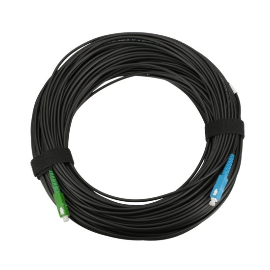 (kuva varten) EXTRALINK PATCHCORD SC/APC-SC/UPC ROUND DROP SM SIMPLEX G.657A2 40M