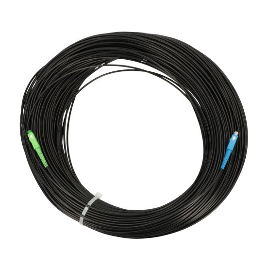 (kuva varten) EXTRALINK PATCHCORD SC/APC-SC/UPC ROUND DROP SM SIMPLEX G.657A2 100M