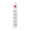 (kuva varten) Armac R5 | Power strip | anti-surge system, 5 sockets, 3m cable, gray