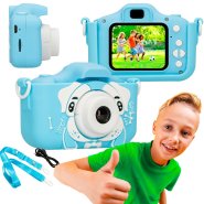 (kuva varten) Extralink Kids Camera H28 Single Blue | Camera | 1080P 30fps, 2.0" screen