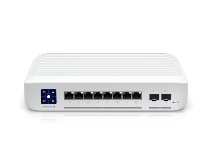 (kuva varten) Ubiquiti USW-Enterprise-8-PoE | Switch | 8x RJ45 2.5Gb/s PoE+, 2x SFP+, 120W