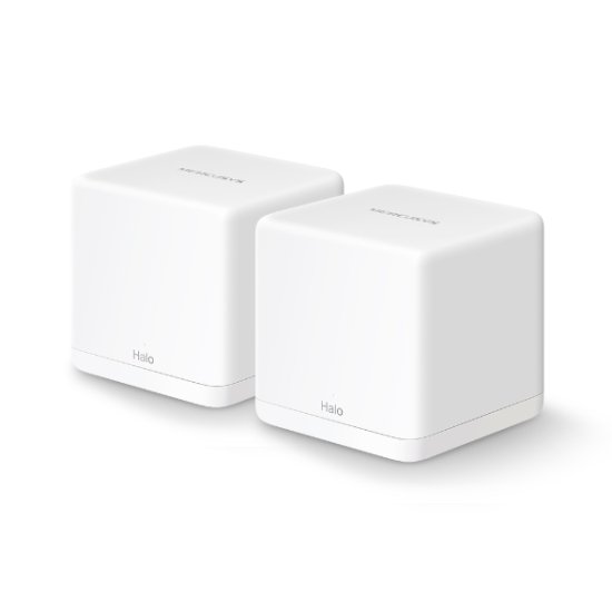 (kuva varten) Mercusys Halo H30G (2-pack) | Wi-Fi Mesh System | AC1300 Dual Band, 2x RJ45 1000Mb/s - Sulje napsauttamalla kuva