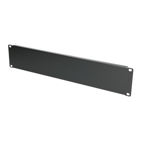 (image for) Extralink 2U 19" | Front Blank Panel | Black - Click Image to Close