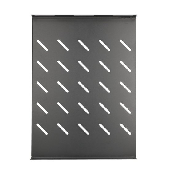 (image for) Extralink 1U 350mm Black | Fixed shelf | 19", 472x352mm, for 600mm depth cabinets - Click Image to Close