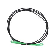 Extralink SC/APC-SC/APC Black | Patchcord | Single mode, Simplex, 3mm, 3m