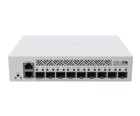 (kuva varten) MikroTik CRS310-1G-5S-4S+IN | Switch | 1x RJ45 1000Mb/s, 5x SFP, 4x SFP+, RouterOS L5