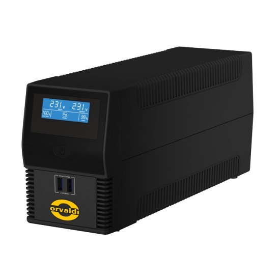 (kuva varten) Orvaldi i600LCD USB | UPS | 600VA/360W, 7Ah - Sulje napsauttamalla kuva