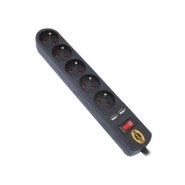 (image for) Orvaldi ORV5 1,5m USB | Power strip | with surge protection 210J, 5 sockets, 2x USB