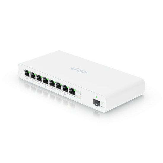 (kuva varten) Ubiquiti UISP-R-EU | Router | MicroPoP, 8x RJ45 1000Mb/s, 1x SFP, 110W - Sulje napsauttamalla kuva