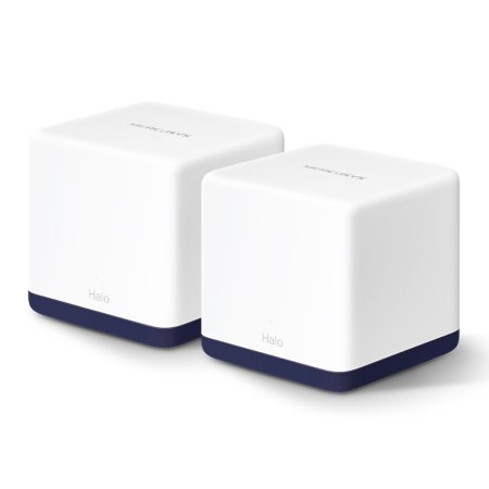 (kuva varten) Mercusys Halo H50G (2-pack) | Wi-Fi Mesh System | AC1900 Dual Band, 3x RJ45 1000Mb/s