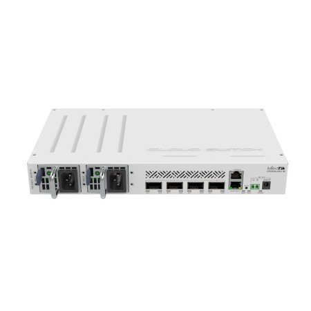 (image for) MikroTik CRS504-4XQ-IN | Switch | Cloud Router Switch, 4x 100G QSFP28, 1x RJ45 100Mb/s