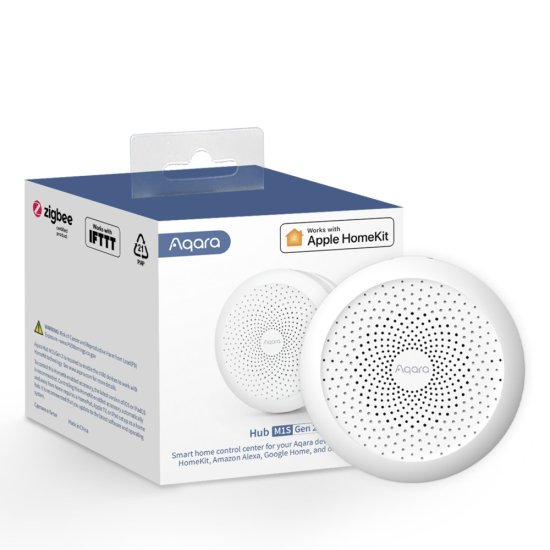 (kuva varten) Aqara Hub M1S Gen 2 | Smart Home Gateway | Zigbee, Homekit, EU - Sulje napsauttamalla kuva