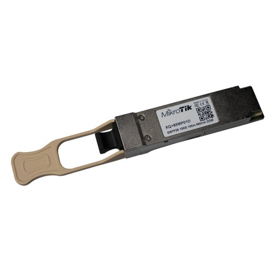 (kuva varten) MikroTik XQ+85MP01D | QSFP28 Module | 100Gb/s, 850nm, 100m, multimode