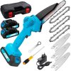 Extralink TM-107 | Mini electric chainsaw | 6 inch, 1.5 Ah battery Extralink TM-107 | Mini electric chainsaw | 6 inch, 1.5 Ah battery