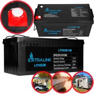 (image for) Extralink LiFePO4 200AH | Accumulator | 12.8V, BMS