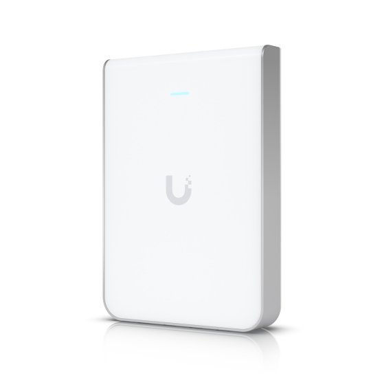 (kuva varten) Ubiquiti U6-IW | Access point | UniFi6 In-Wall, WiFi 6 Dual Band, 1x GbE PoE In, 4x GbE PoE Out