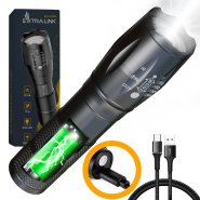 (image for) Extralink EFL-1031 Odin | LED Flashlight | rechargeable battery, 10W, 400lm