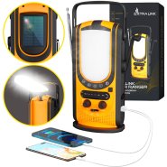 Extralink Power Ranger EPS-6000 | Powerbank | 6000mAh, FM Radio, LED Light, Hand Crank, Solar panel