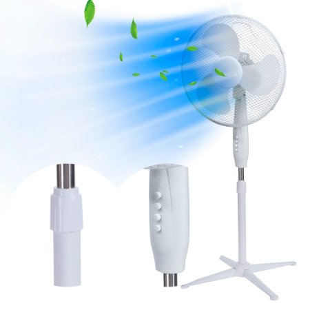 (image for) Extralink Bryza ESF-40D-WH White | Standing fan | 3 blades, 3 speed settings