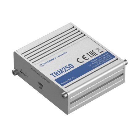 (kuva varten) Teltonika TRM250 | Industrial cellular modem | 4G/LTE (Cat M1), NB-IoT, 3G, 2G, mini SIM, IP30