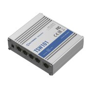 (kuva varten) Teltonika TSW101 | PoE+ Switch | 5x RJ45 1000Mb/s, 4x PoE+, 60W