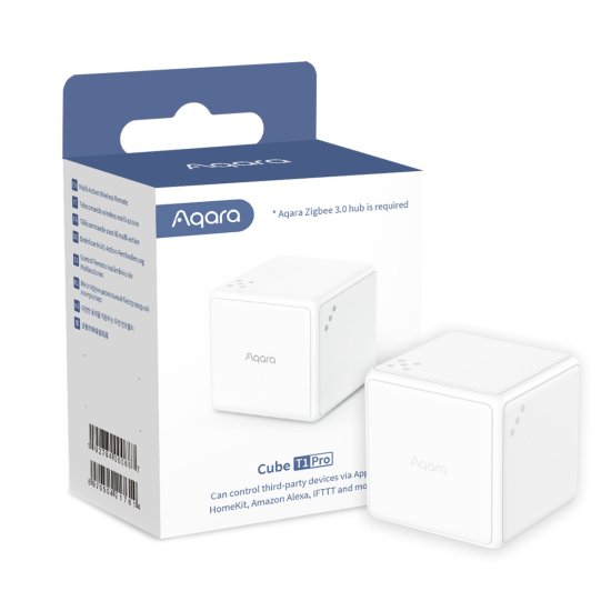 (kuva varten) Aqara Cube T1 Pro | Control cube | Controller Zigbee, White, CTP-R01 - Sulje napsauttamalla kuva