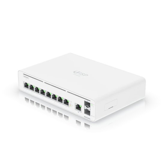 (kuva varten) Ubiquiti UISP-Console-EU | UISP host console | Switch/Gateway, 2x 10G SFP+, 9x GbE RJ45 - Sulje napsauttamalla kuva