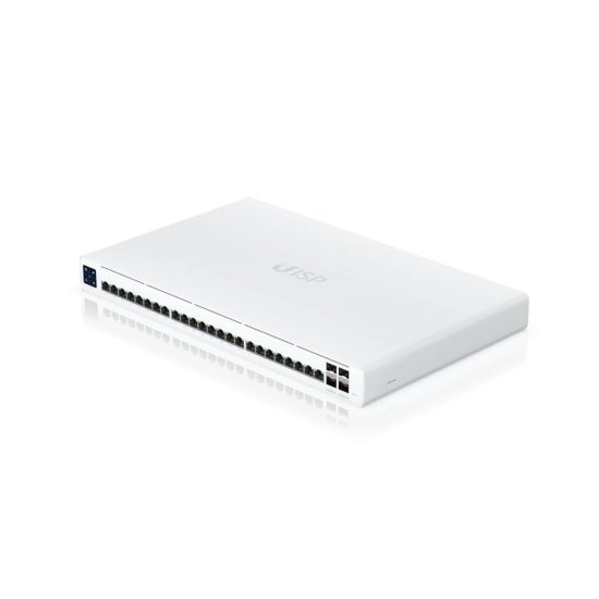 (kuva varten) Ubiquiti UISP-S-Pro-EU | Switch | 24x RJ45 1000Mb/s, 16x Passive PoE 27V, 4x SFP+, 220W - Sulje napsauttamalla kuva