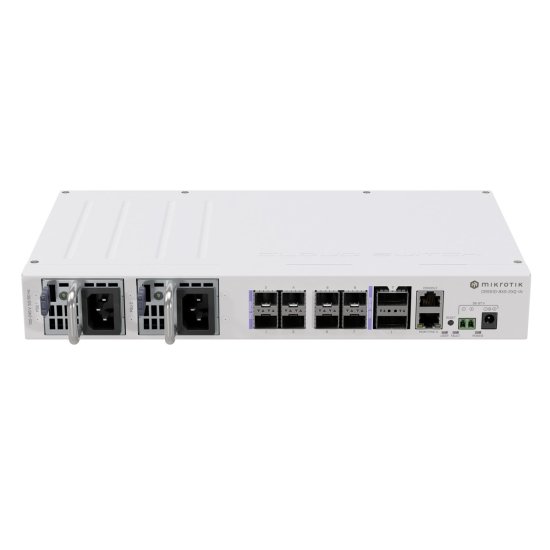 (kuva varten) MikroTik CRS510-8XS-2XQ-IN | Switch | 2x 100G QSFP28, 8x 25G SFP28, 2x hot-swap - Sulje napsauttamalla kuva