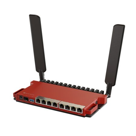 (kuva varten) MikroTik L009 | Wi-Fi Router | L009UiGS-2HaxD-IN, 2,4GHz, AX600 Wi-Fi6, 8x RJ45 1000Mb/s, 1x 2.5Gb/s SFP