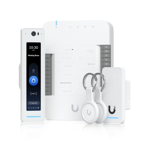 (image for) Ubiquiti UA-G2-SK-Pro | UniFi Access Starter Kit | G2 Access Reader + G2-Pro + Hub + Keychain (2 pieces)