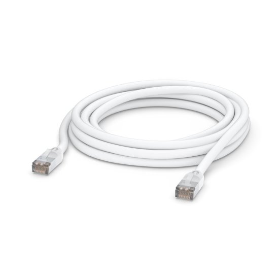 (image for) Ubiquiti UACC-Cable-Patch-Outdoor-5m-WH | LAN Patchcord | Outdoor, Cat.5e STP, 5m, white - Click Image to Close