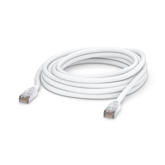 (kuva varten) Ubiquiti UACC-Cable-Patch-Outdoor-8m-WH | LAN Patchcord | Outdoor, Cat.5e STP, 8m, white