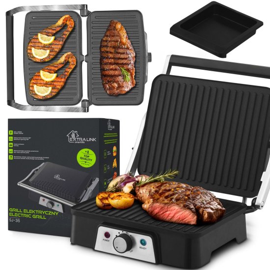 (kuva varten) EXTRALINK SMART LIFE ELECTRIC GRILL SJ-36 - Sulje napsauttamalla kuva