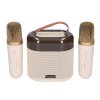 EXTRALINK KIDS KARAOKE LED SPEAKER 2 MICROPHONES WHITE EXTRALINK KIDS KARAOKE LED SPEAKER 2 MICROPHONES WHITE