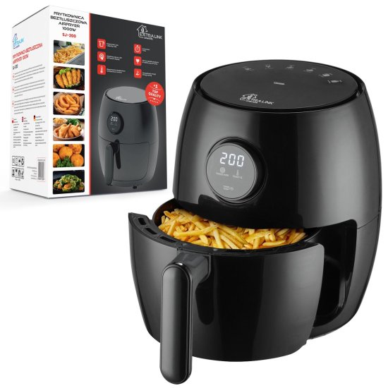 (kuva varten) Extralink Smart Life Air Fryer SJ-200 2L EU | Air fryer | 1000W - Sulje napsauttamalla kuva