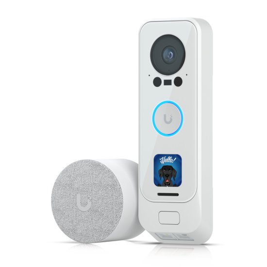 (kuva varten) Ubiquiti UVC-G4 Doorbell Pro PoE Kit | Wideodoorbell + chime | White - Sulje napsauttamalla kuva