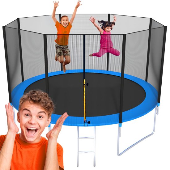 (kuva varten) EXTRALINK HOME TRAMPOLINA Z SIATKÄ„ 12FT (SR.366CM) - Sulje napsauttamalla kuva