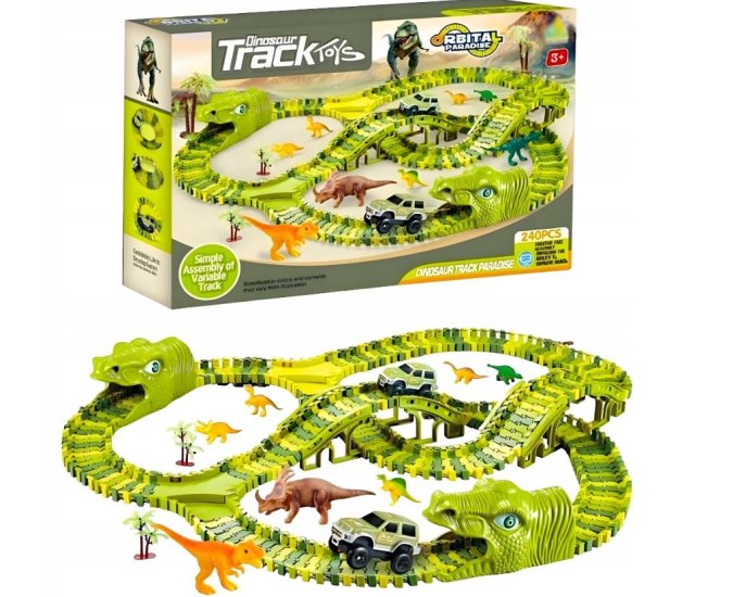 (kuva varten) EXTRALINK TOYS TOR DINOZAUR XXL 240 ELEMENTÃ“W