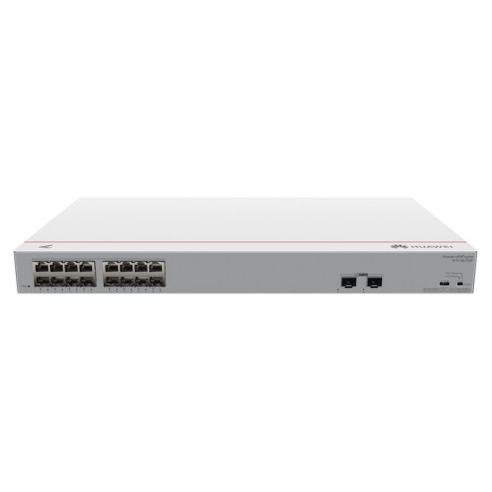 (kuva varten) Huawei S110-16LP2SR | Switch | 16x GE PoE+, 2x SFP, 124W, AC - Sulje napsauttamalla kuva