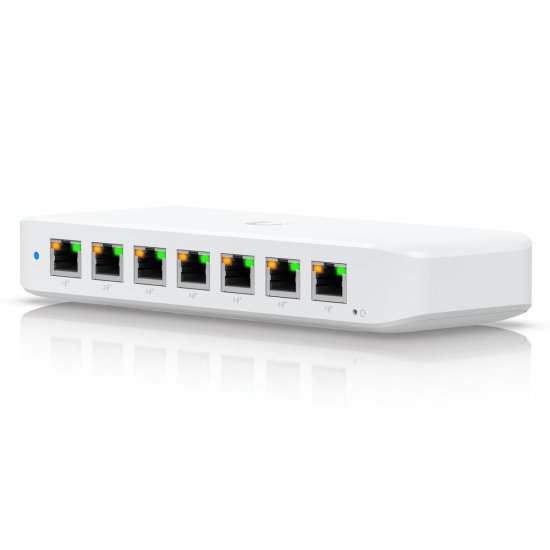 (kuva varten) Ubiquiti USW-Ultra-60W-EU | Switch | 8x RJ45 1000Mb/s PoE+, PoE++ Input, 60W, power adapter included