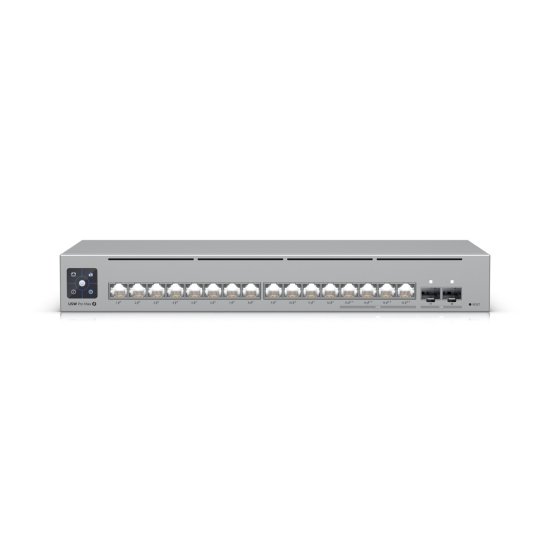 (kuva varten) Ubiquiti USW-Pro-Max-16-PoE-EU | Switch | 4x 2.5 GbE RJ45 PoE++, 12x GbE RJ45 PoE+, 2x SFP+, Etherlighting, L3, 180W