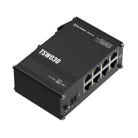 (kuva varten) Teltonika TSW030 | Switch | 8x RJ45 100Mb/s, IP30
