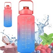 Extralink | Motivational Bottle | Water Bottle, 2000ml, Red-Blue, BUT-994