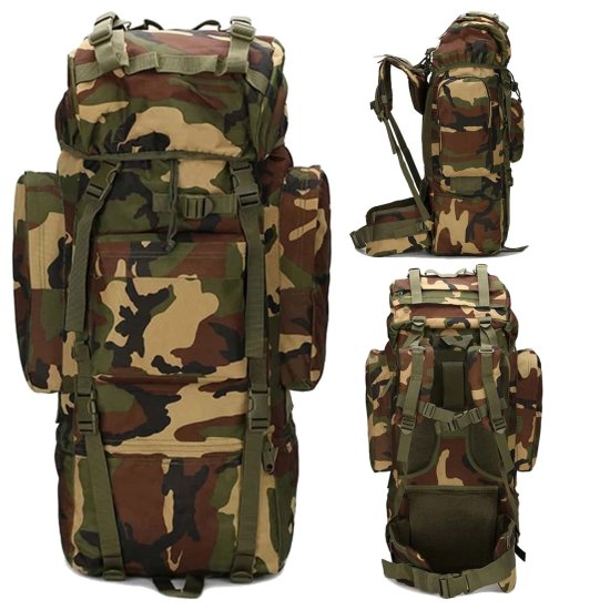(kuva varten) EXTRALINK MILITARY PLECAK TAKTYCZNY WOJSKOWY MILITARNY 65L MIL-1116