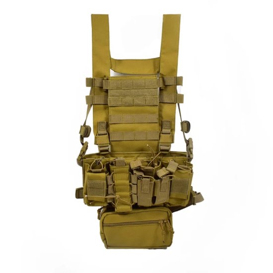 (kuva varten) EXTRALINK MILITARY KAMIZELKA TAKTYCZNA WOJSKOWA OCHRONNA MOLLE AIRSOFT ASG MIL-1122