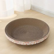 EXTRALINK PETS DRAPAK DLA KOTA KARTONOWY OKRÄ„GÅY MISKA LEGOWISKO 30 CM DO DRAPANIA PET-763